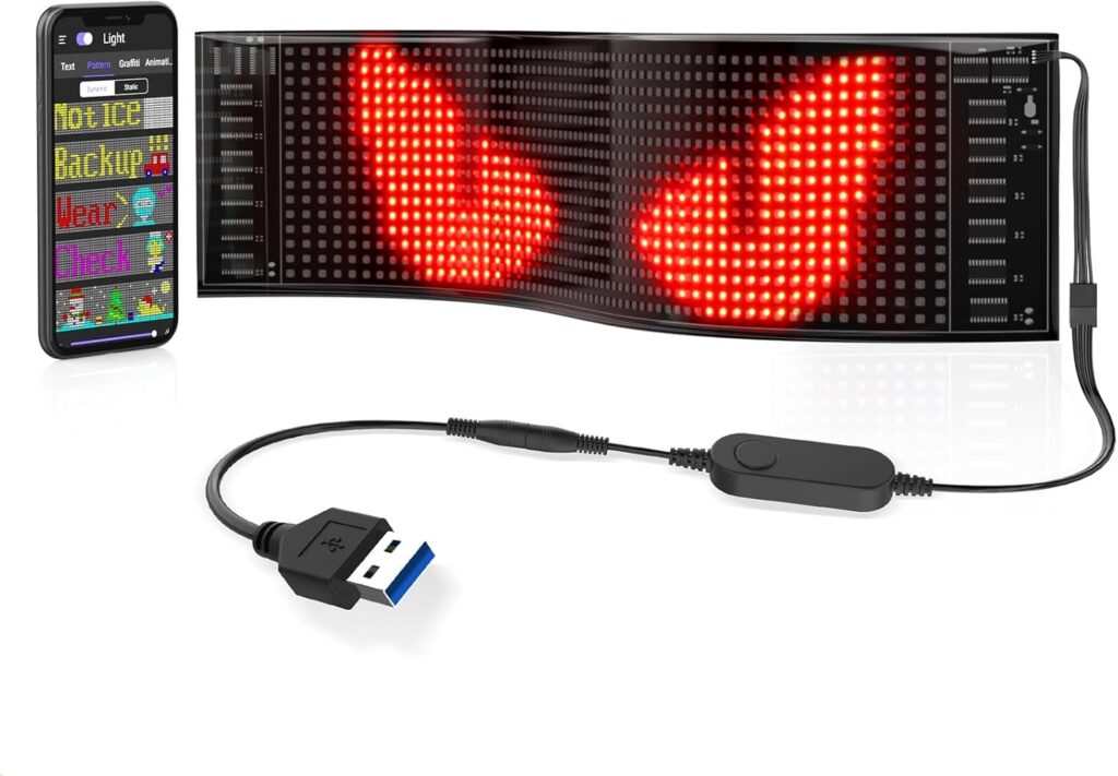 led car sign